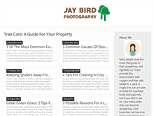 Tablet Screenshot of jaybirdphotography.com